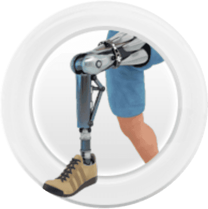 Restorative leg — left
