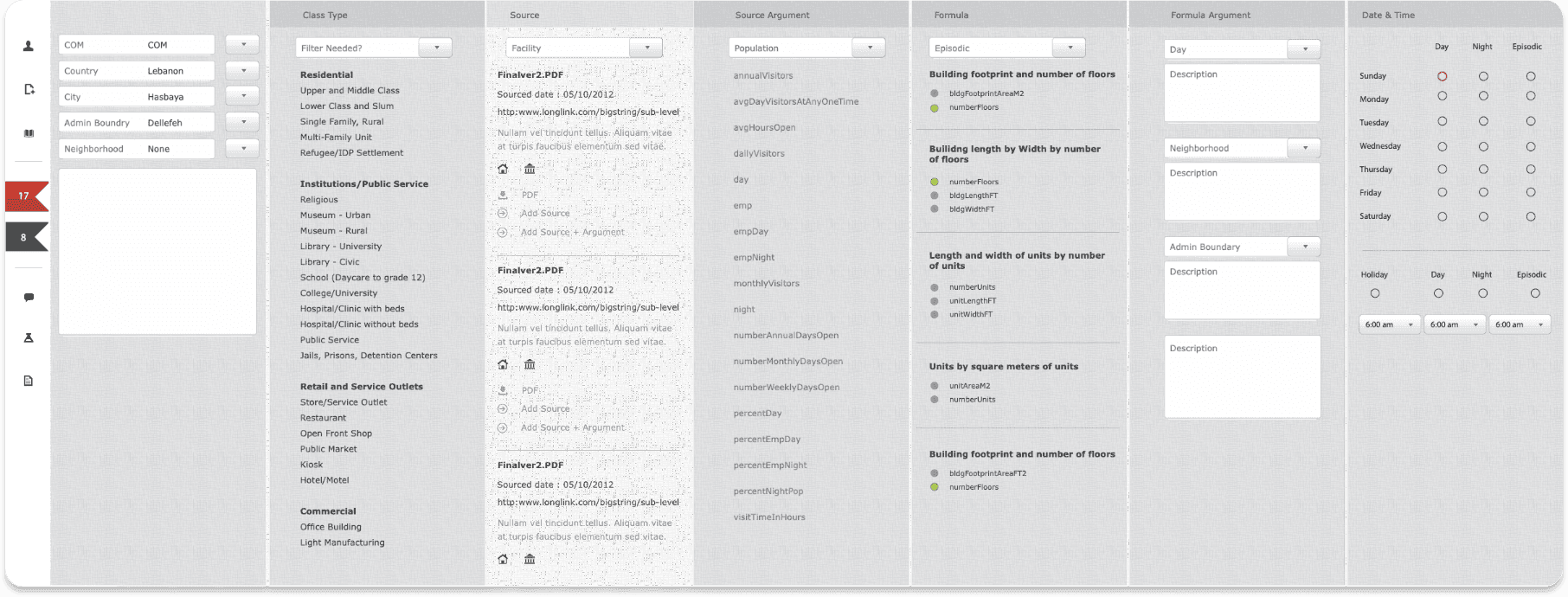 Data completeness tracking interface for research records